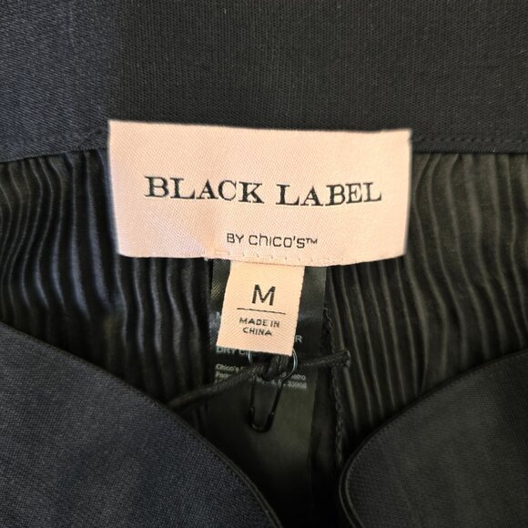 Chico's Black Label Release Pleat Flare Pant - M Reg NWT - Picture 7 of 11